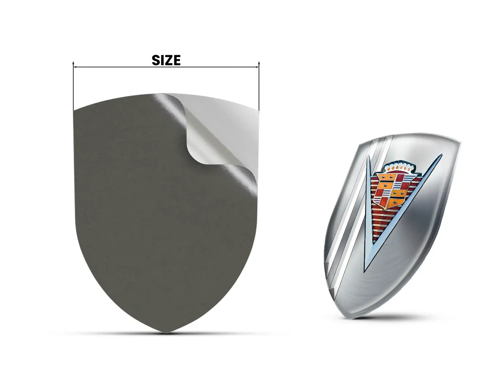 Cadillac Custom Domes Sticker Premium Qualität Glänzende Labels ST